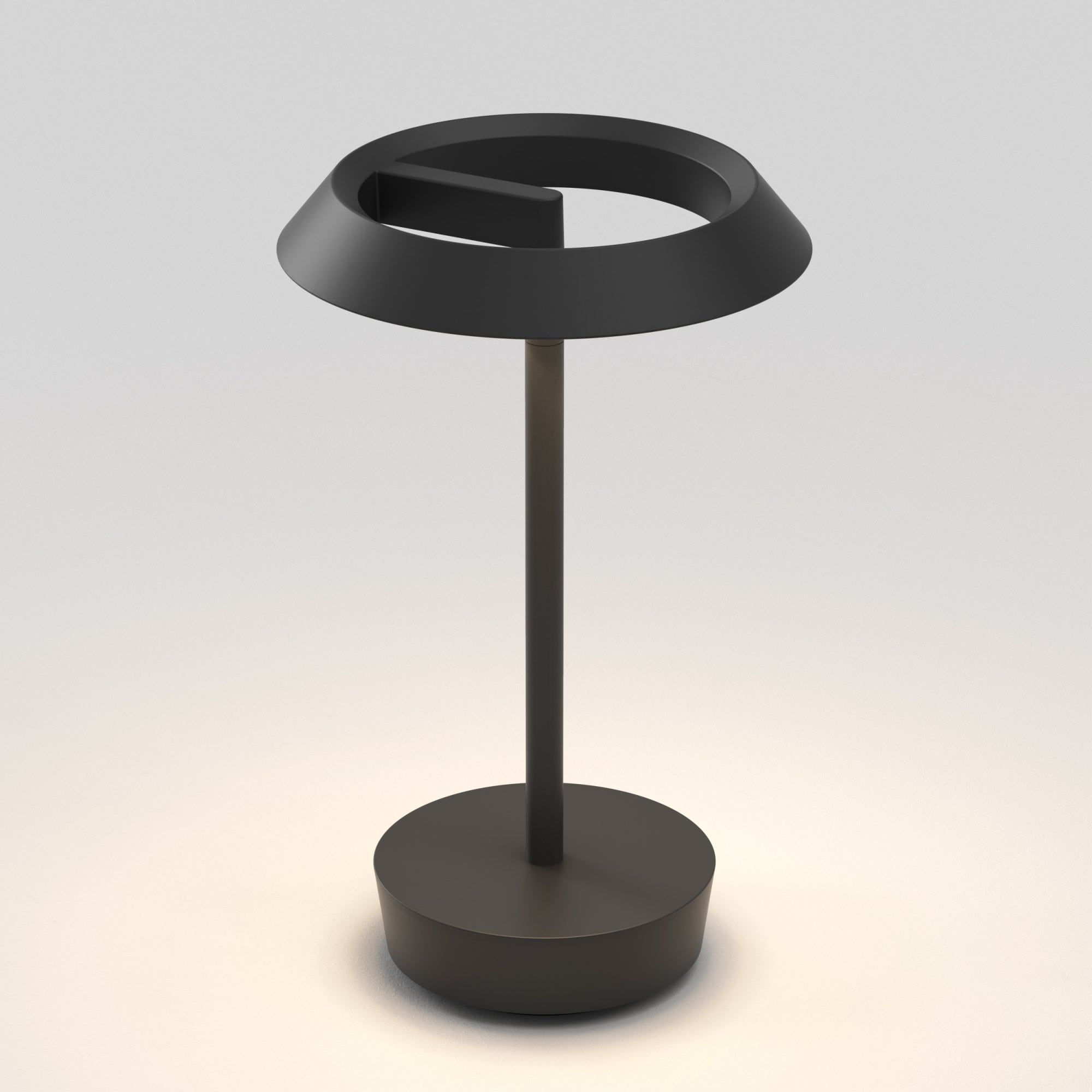 1468001 Halo LED Portable Table Lamp Matt Black