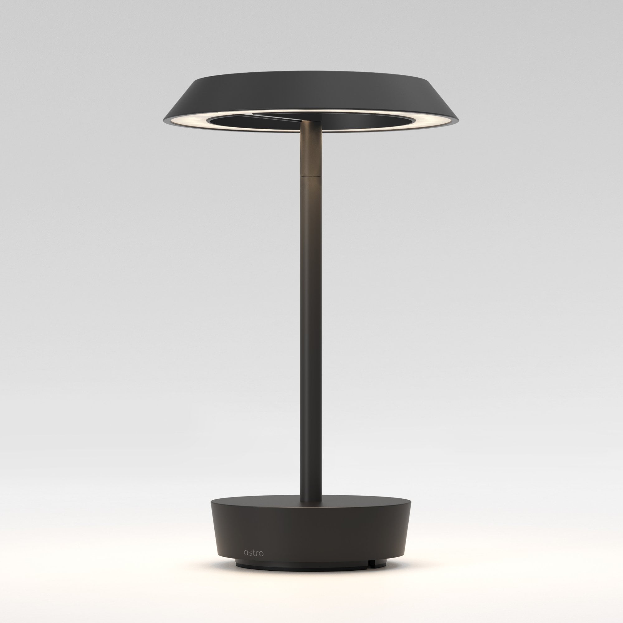 1468001 Halo LED Portable Table Lamp Matt Black