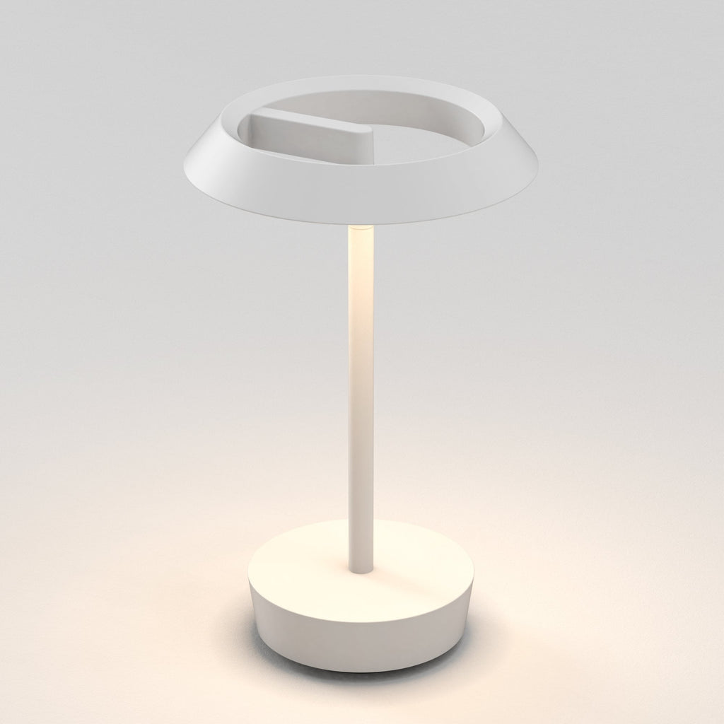 1468002 Halo LED Portable Table Lamp Matt White