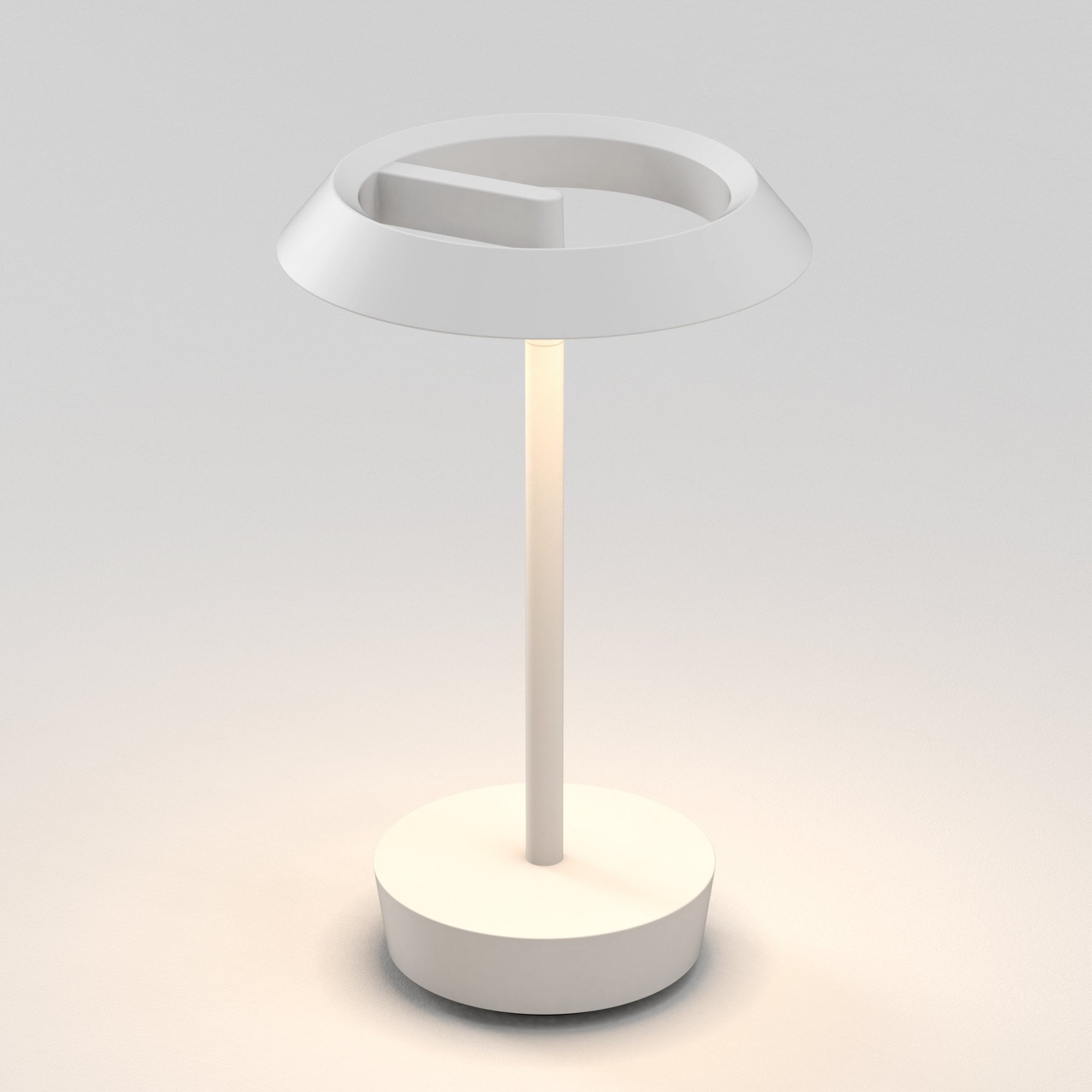 1468002 Halo LED Portable Table Lamp Matt White