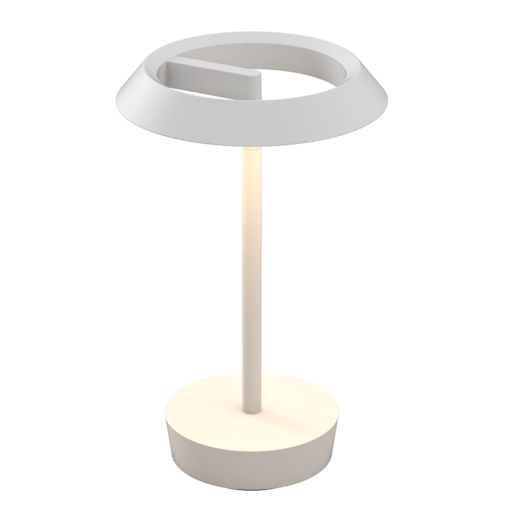 1468002 Halo LED Portable Table Lamp Matt White