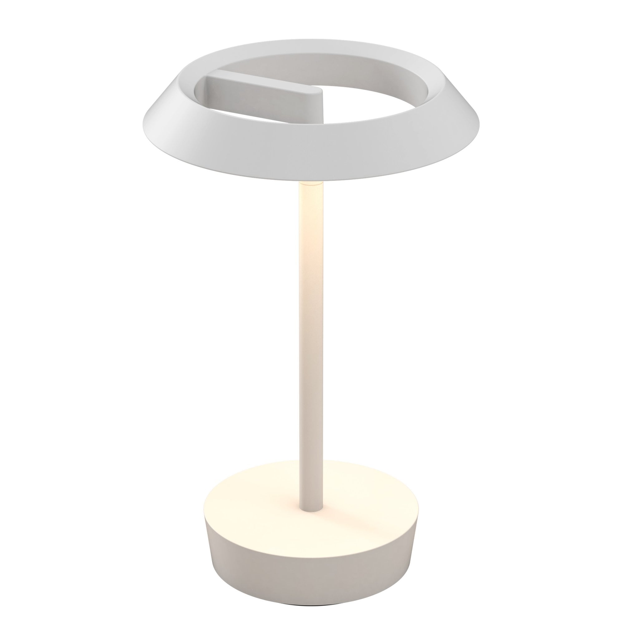 1468002 Halo LED Portable Table Lamp Matt White