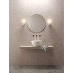 1472001 Lyra Single Bathroom Wall Light Gloss Glaze White