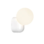 1472001 Lyra Single Bathroom Wall Light Gloss Glaze White