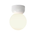 1472003 Lyra 140 Bathroom Ceiling Light Gloss Glaze White