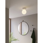 1472004 Lyra 180 Bathroom Ceiling Light Gloss Glaze White