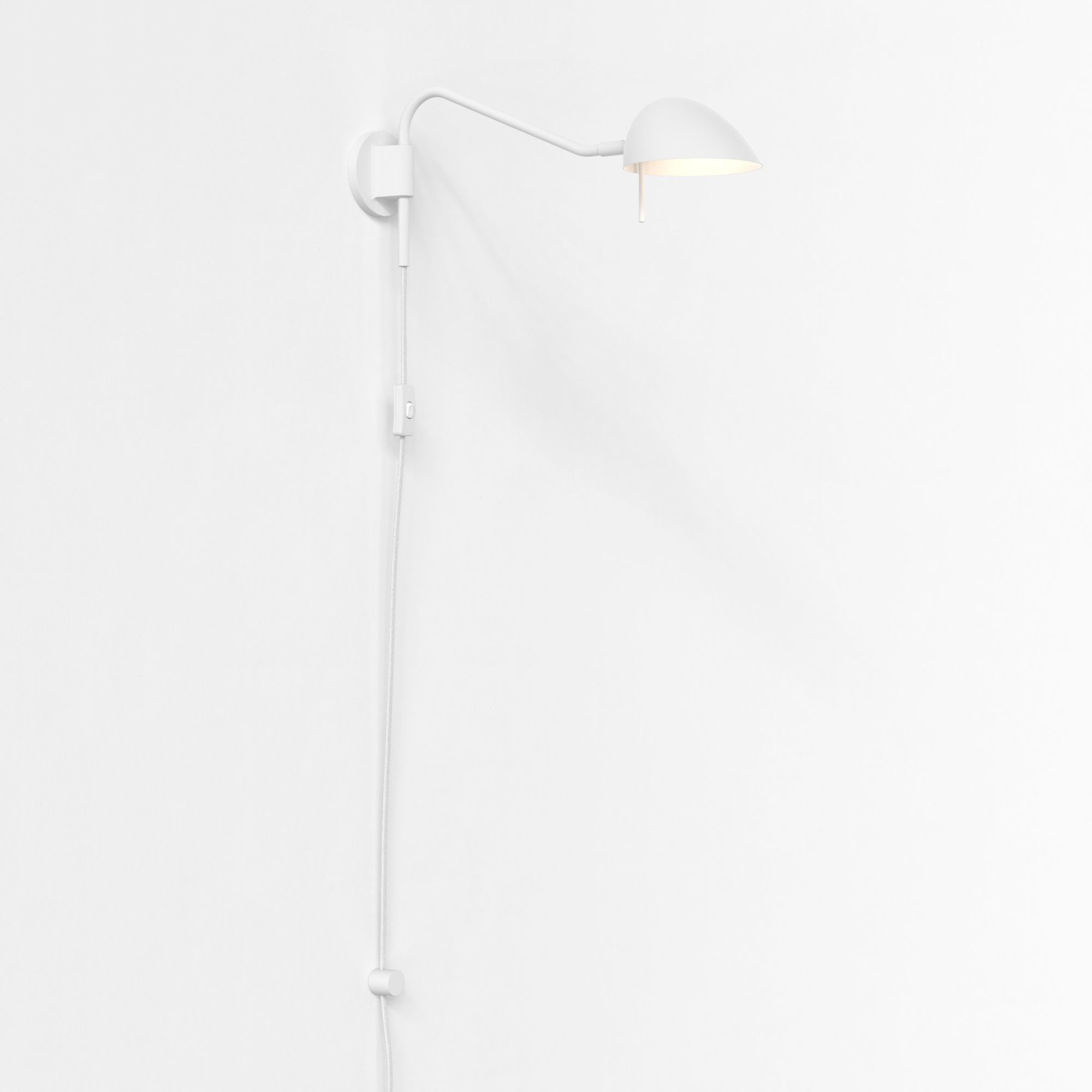 1476002 Serge Plug-In Reading Light Matt White