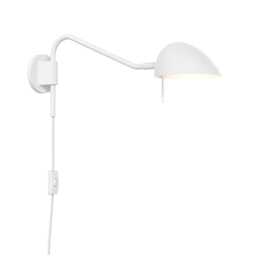 1476002 Serge Plug-In Reading Light Matt White