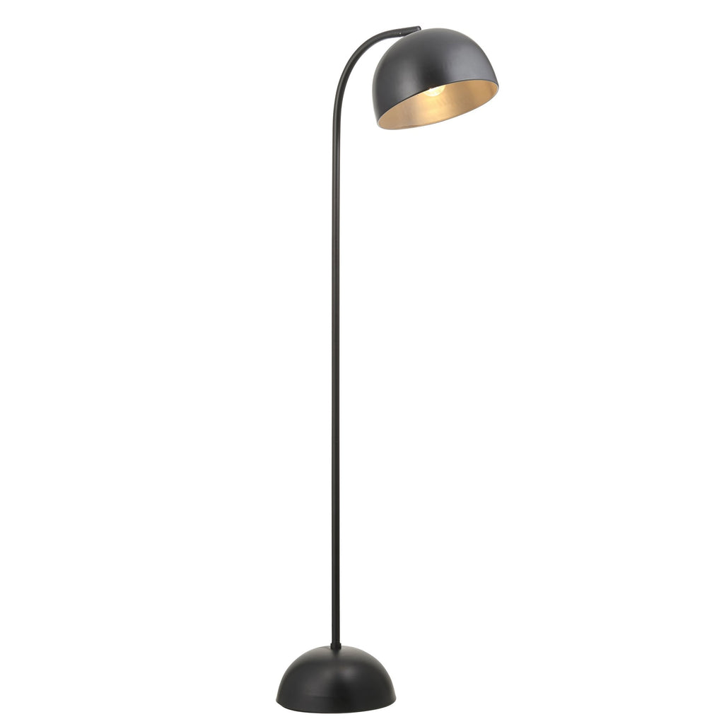 96599 Brodey 1 Light Floor Lamp Matt Black Paint