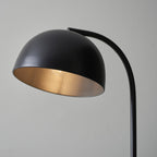 96599 Brodey 1 Light Floor Lamp Matt Black Paint