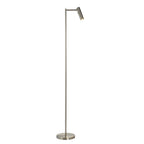 98116 Dedicated Reader 1 Light LED Floor Lamp Satin Nickel Plate