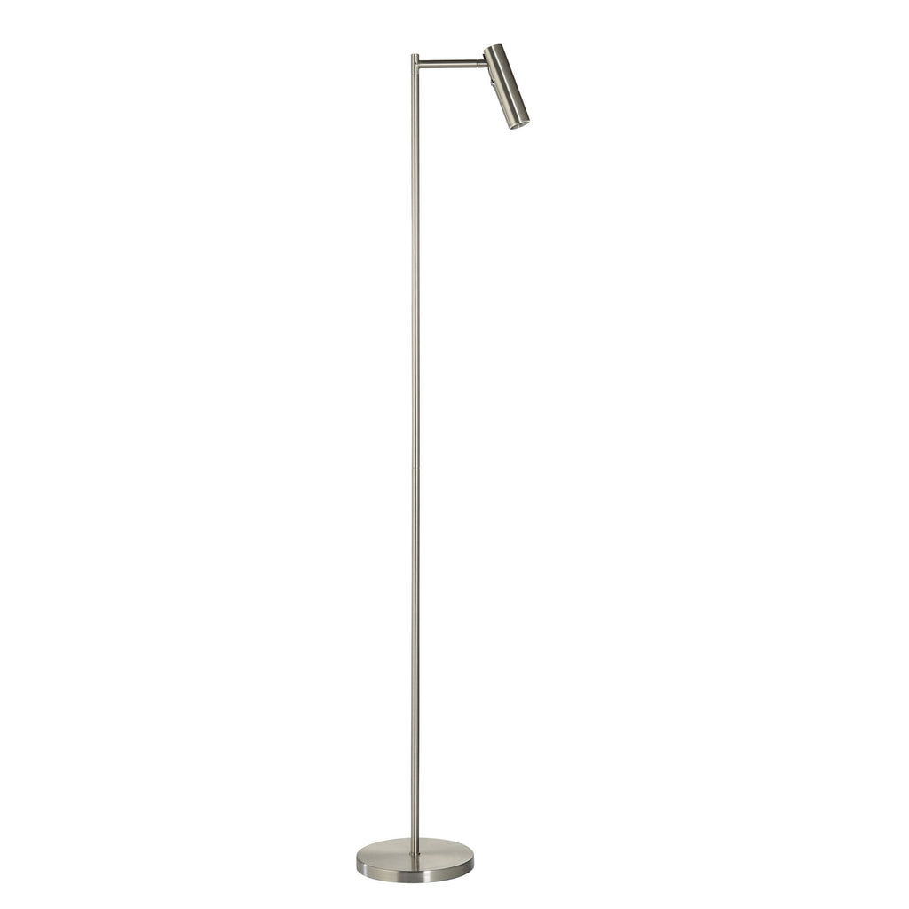 98116 Dedicated Reader 1 Light LED Floor Lamp Satin Nickel Plate