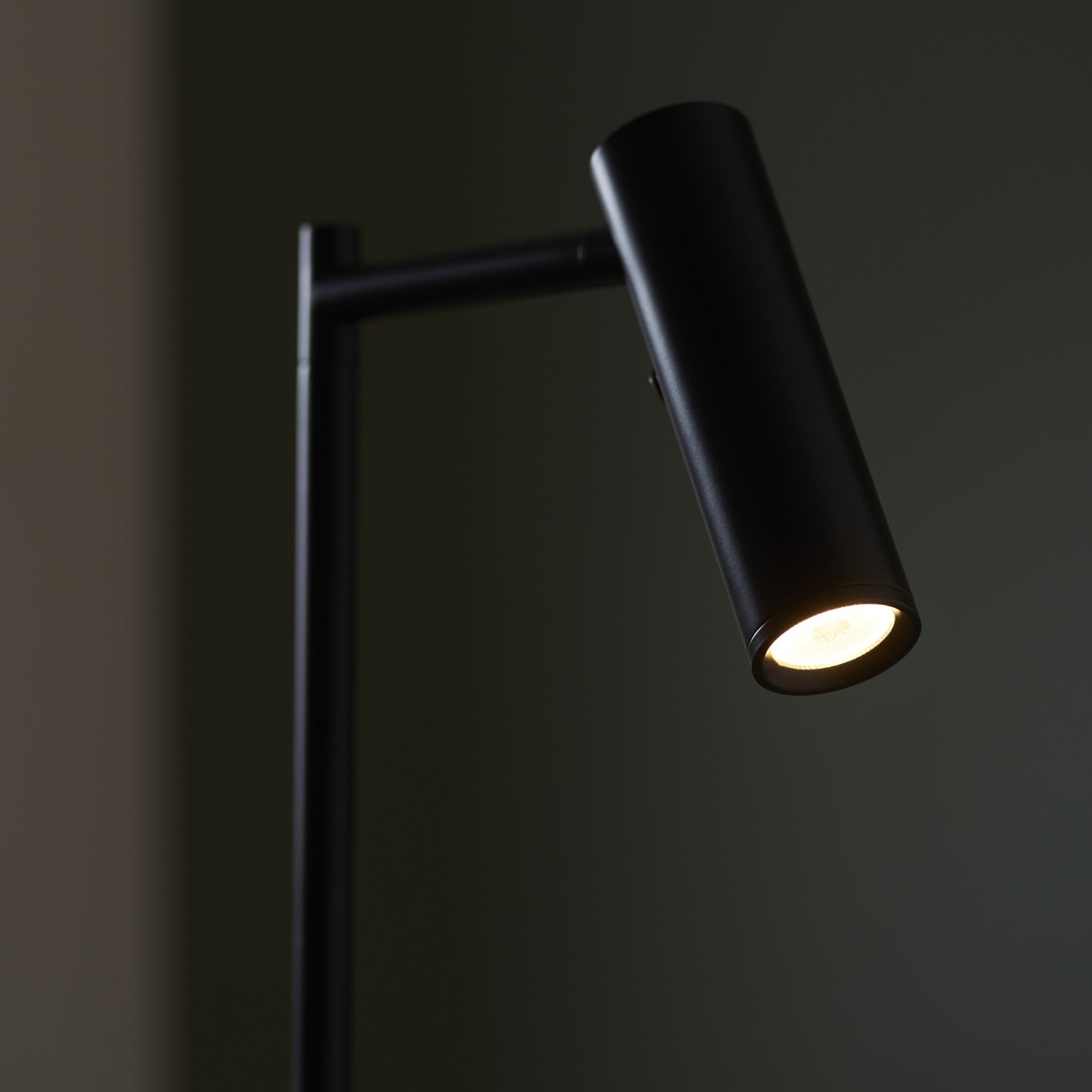 99772 Dedicated Reader 1 Light LED Floor Lamp Matt Black
