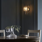 104109 Berenice 1 Light Wall Bright Nickel Plate And Clear Glass (S)