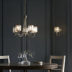 104109 Berenice 1 Light Wall Bright Nickel Plate And Clear Glass (S)