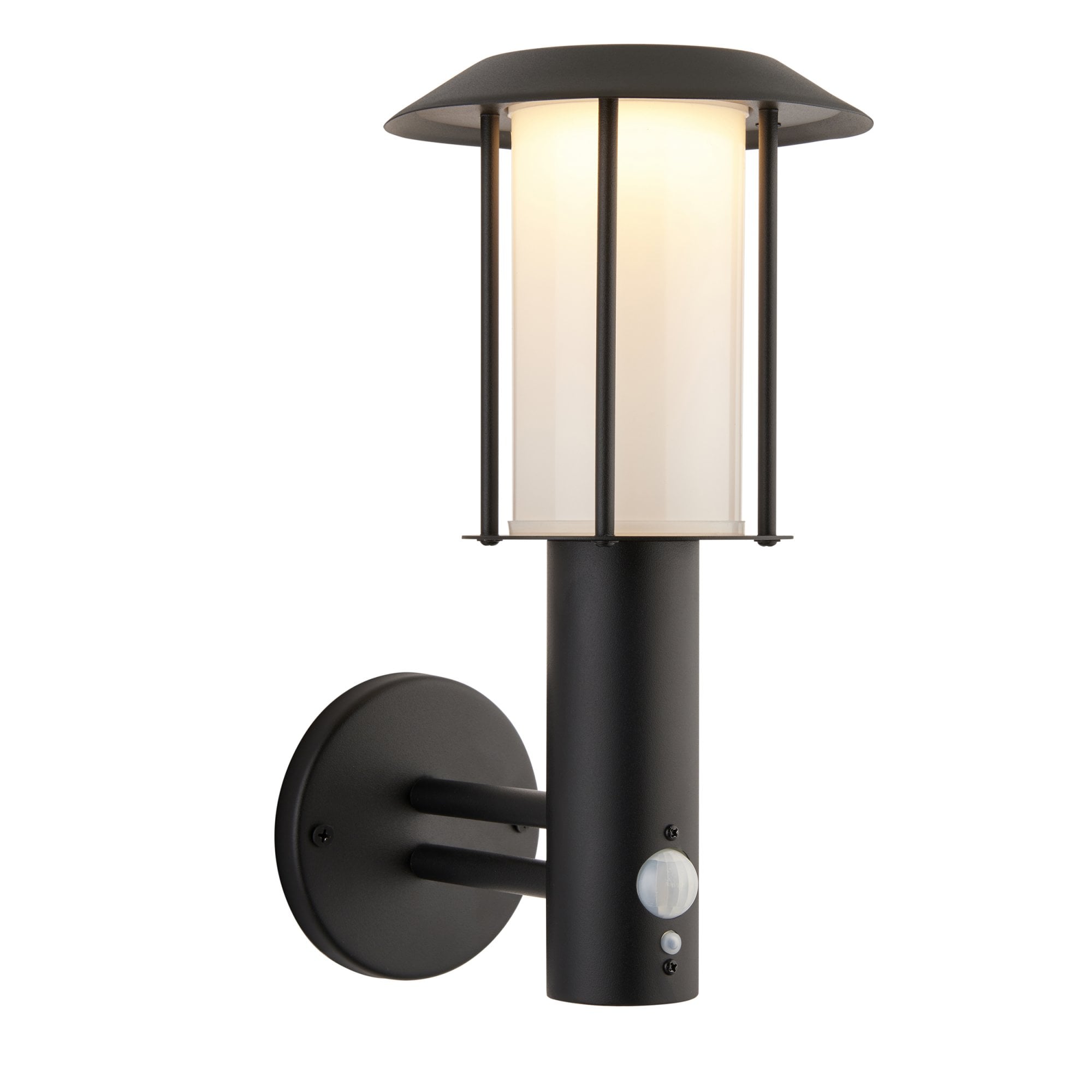 106467 Tarrow Outdoor 1 Light LED Wall Matt Black And White Pc (SD)
