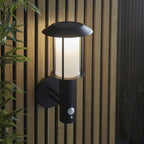 106467 Tarrow Outdoor 1 Light LED Wall Matt Black And White Pc (SD)