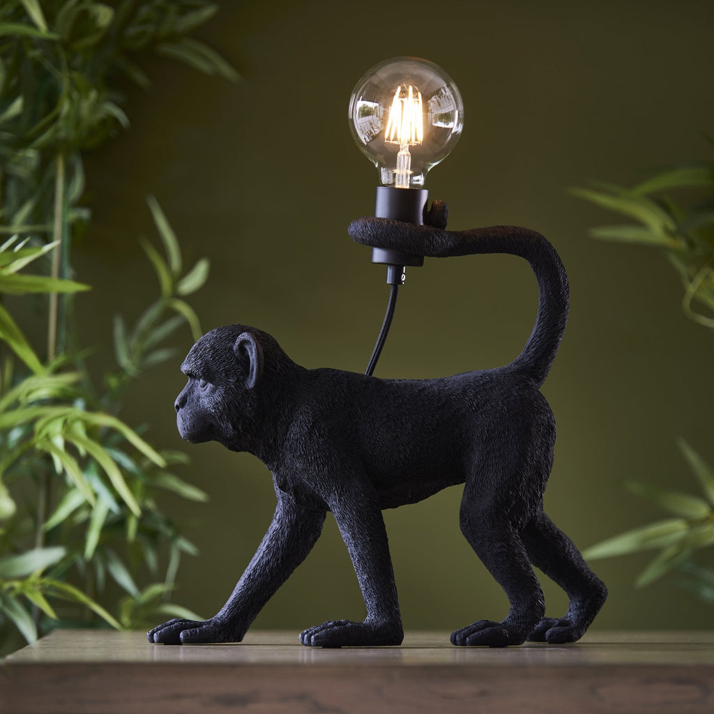 106791 Capuchin 1 Light Table Lamp Matt Black