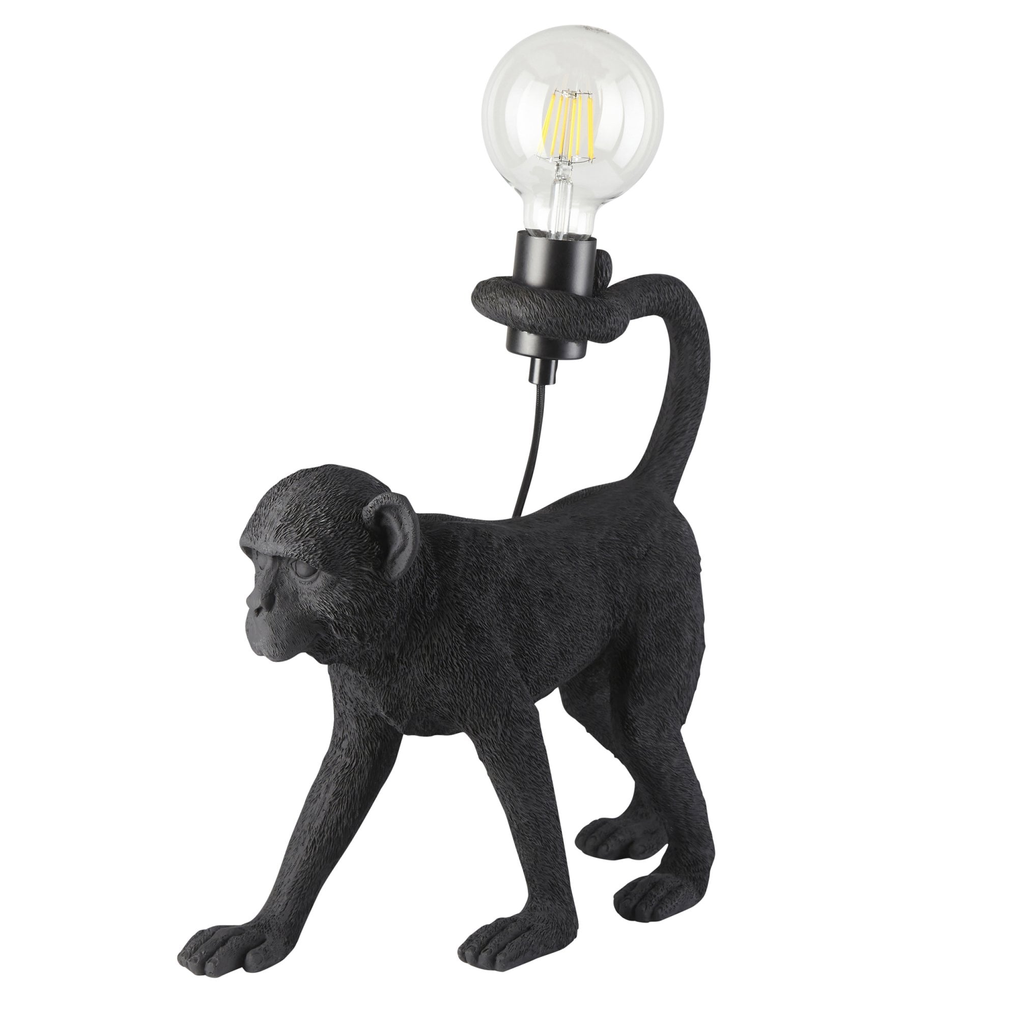 106791 Capuchin 1 Light Table Lamp Matt Black