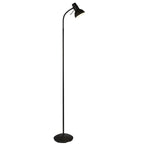 106997 Amalfi 1 Light Floor Lamp Matt Black Paint