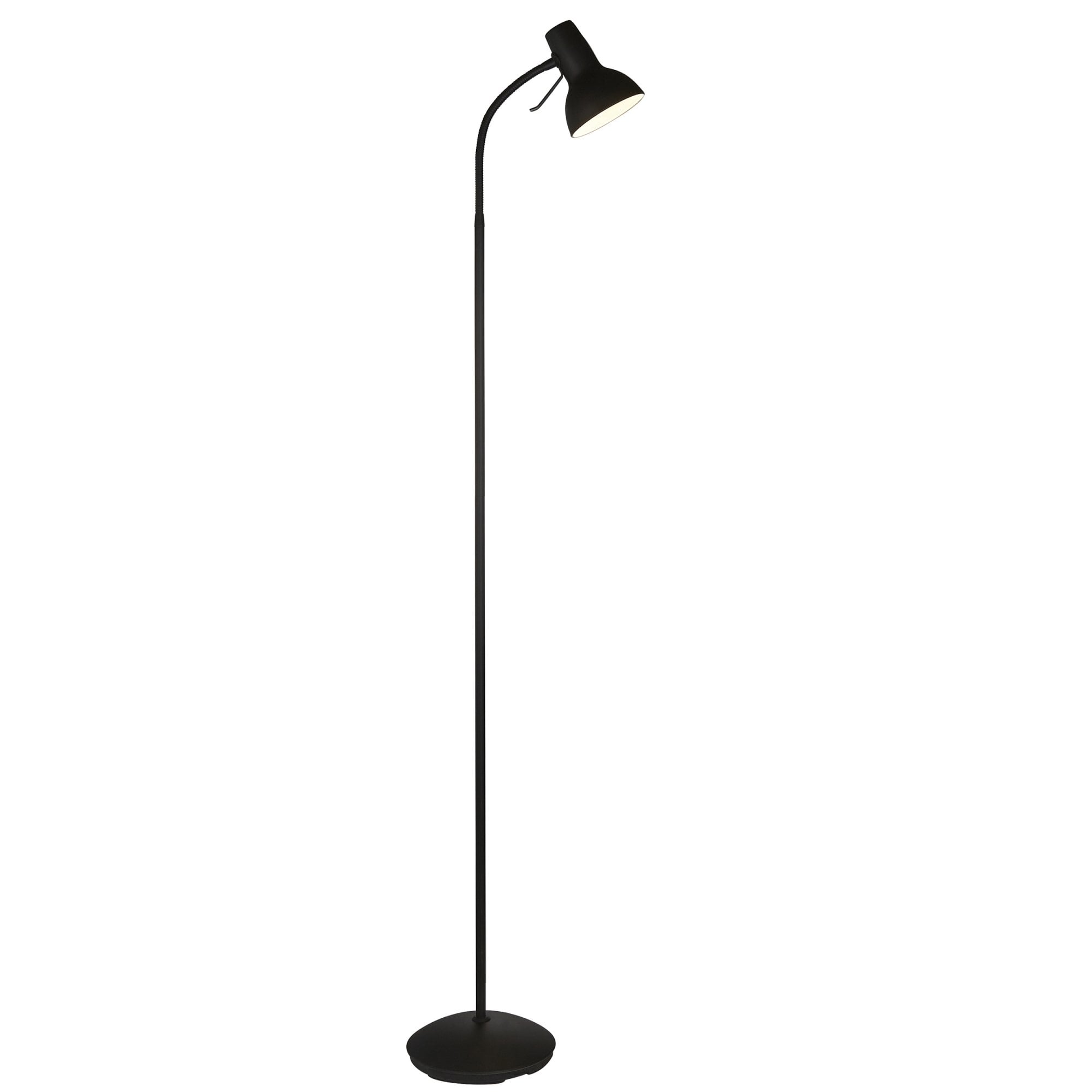 106997 Amalfi 1 Light Floor Lamp Matt Black Paint