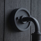 95884 Outdoor Wall 1 Light Matt Black And Clear Glass