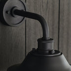 95888 Outdoor Wall 1 Light Textured And Matt Black With Clear Glass