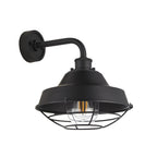 95888 Outdoor Wall 1 Light Textured And Matt Black With Clear Glass