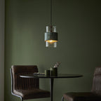106722 Pendant 1 Light Verdigris Bronze Plate And Clear Glass