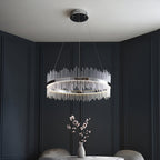 107108 Monte Carlo Pendant LED Light Chrome Plate And Clear Glass (S)
