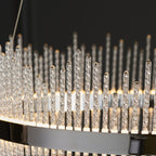 107108 Monte Carlo Pendant LED Light Chrome Plate And Clear Glass (S)