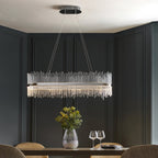 107109 Monte Carlo Pendant LED Light Chrome Plate And Clear Glass