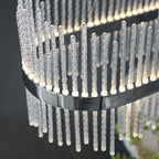 107109 Monte Carlo Pendant LED Light Chrome Plate And Clear Glass