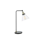 RAY4275 Ray Table Lamp Antique Brass and Glass