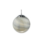 SAT0150 Saturn Pendant Planet Style Glass and Polished Chrome