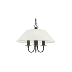 SIV0322 Sivan 3 Light Pendant Matt Black With Shade