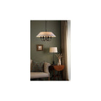 SIV0622 Sivan 6 Light Pendant Matt Black With Shade
