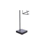 TOW4150 Tower Table Lamp Matt Black and Polished Chrome
