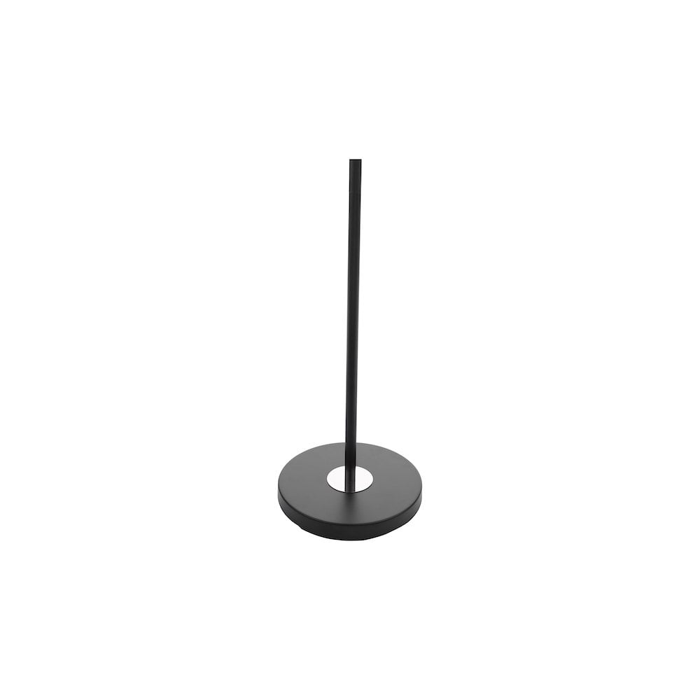 TOW4950 Tower 3 Light Floor Lamp Matt Black and Polished Chrome