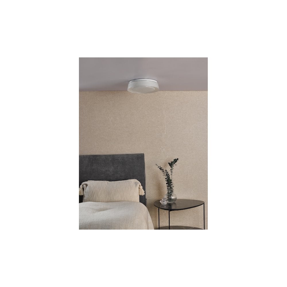 UDE522 Udell Flush White Acrylic LED