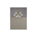 URS5035 Ursa 7 Light Flush Polished Gold and Opal Glass
