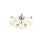 URS5050 Ursa 7 Light Flush Polished Chrome and Opal Glass