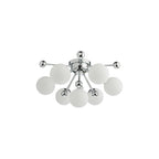 URS5050 Ursa 7 Light Flush Polished Chrome and Opal Glass