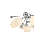 URS5050 Ursa 7 Light Flush Polished Chrome and Opal Glass