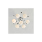 URS5050 Ursa 7 Light Flush Polished Chrome and Opal Glass