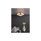 URS5050 Ursa 7 Light Flush Polished Chrome and Opal Glass