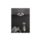 URS5050 Ursa 7 Light Flush Polished Chrome and Opal Glass