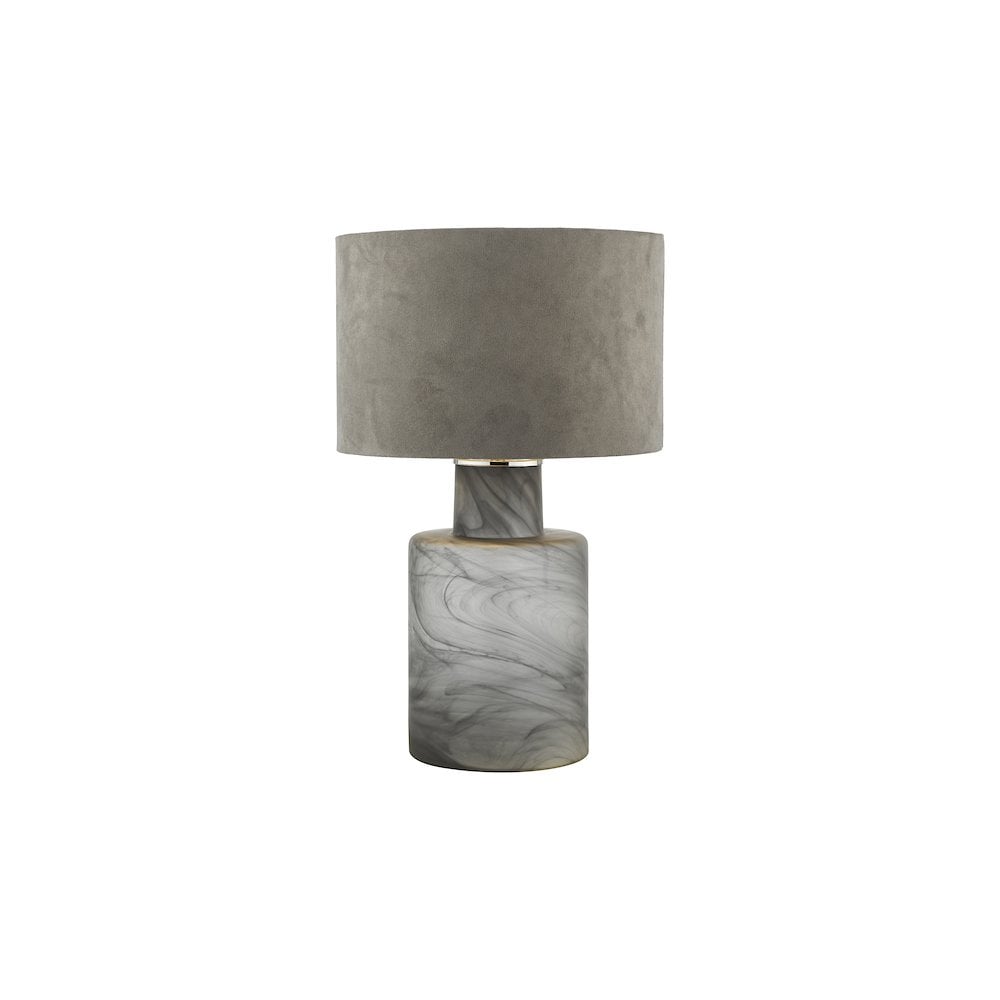 WAN4210 Wanda Table Lamp Smoked Glass With Shade