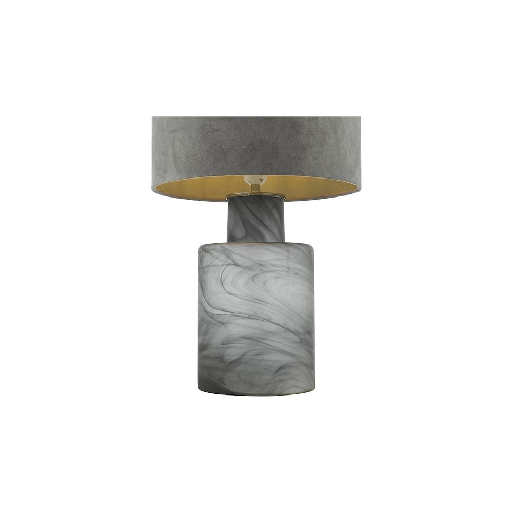 WAN4210 Wanda Table Lamp Smoked Glass With Shade