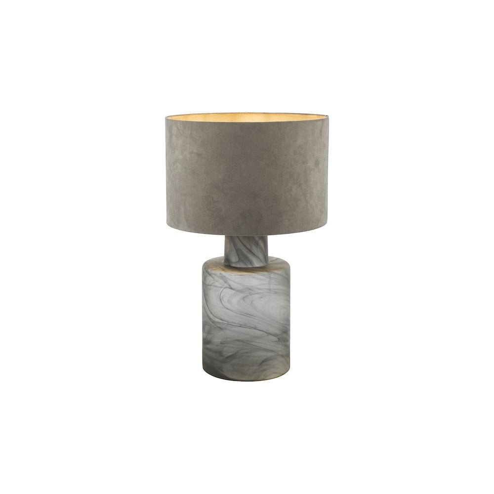 WAN4210 Wanda Table Lamp Smoked Glass With Shade